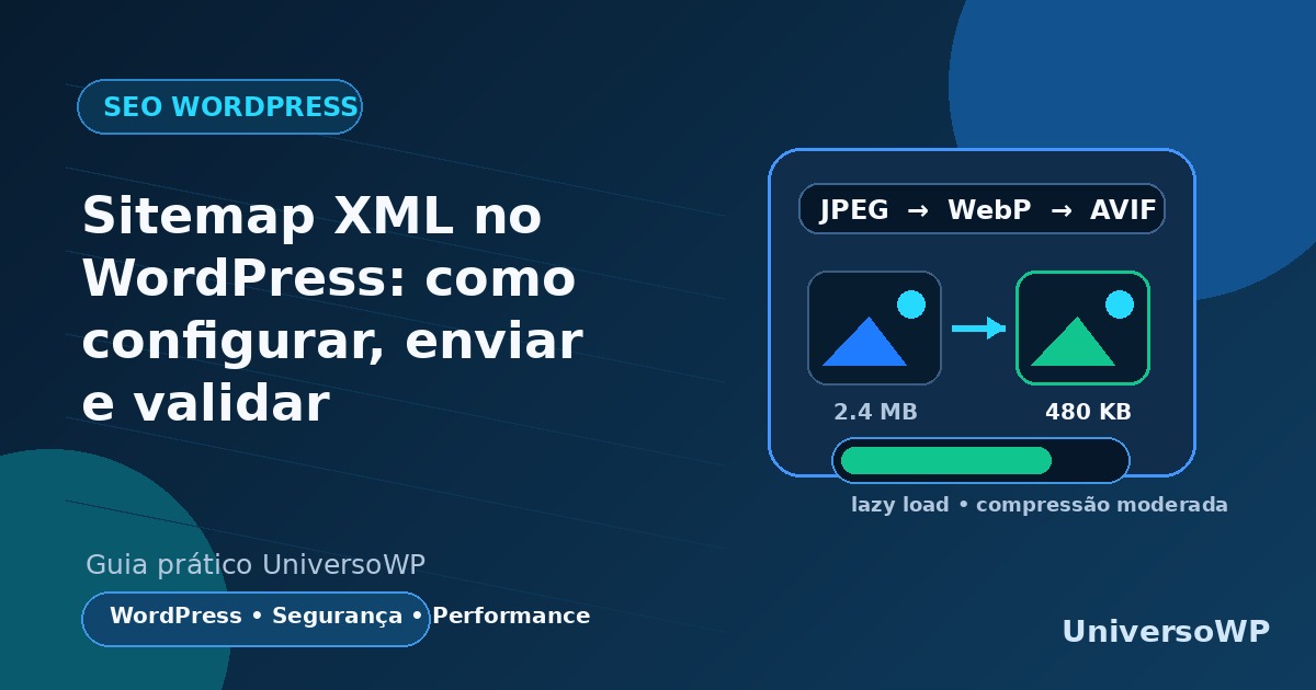 Imagem destacada do artigo: Sitemap XML no WordPress: como configurar, enviar e validar