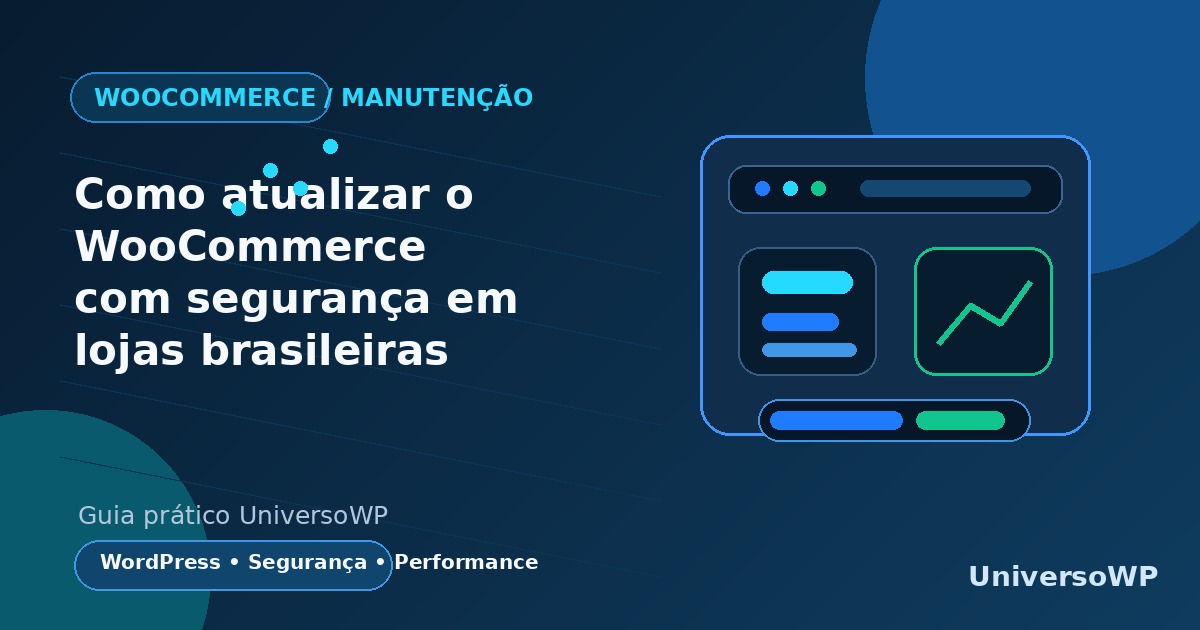 Imagem destacada do artigo: Como atualizar o WooCommerce com segurança em lojas brasileiras