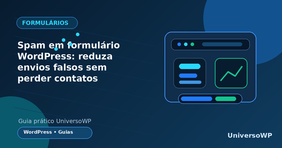 Filtro de spam em formulário WordPress preservando contatos legítimos